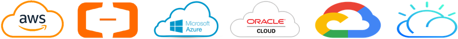 Compatible with AWS, Ampere, Microsoft Azure, Oracle Cloud, Google Cloud, and IBM Cloud